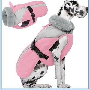 Waterproof XXXL Winter Dog Puffer Jacket,